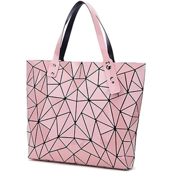 Women Holographic Laser Envelope Clutch Handbag Shoulder Bag Tote - Picture 2 of 5